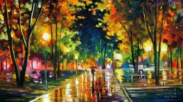 Late night Artwork by Leonid Afremov