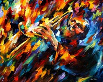 The blues of the soul Artwork by Leonid Afremov