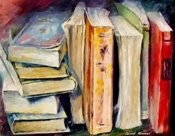 Books Artwork by Leonid Afremov