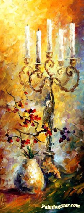 Candles Artwork by Leonid Afremov