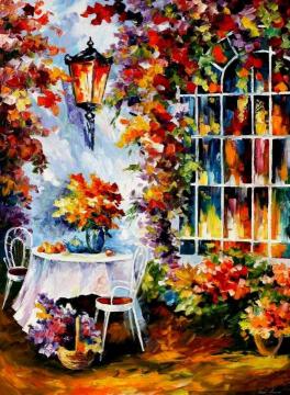 In the garden Artwork by Leonid Afremov