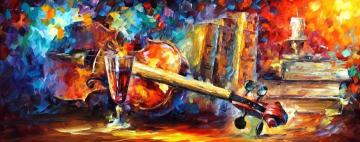 The Wisdom Of Music Artwork by Leonid Afremov