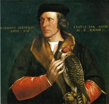 Portrait of Robert Cheseman Artwork by Hans Holbein the Younger