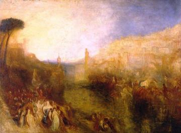 The Departure of the Fleet Artwork by Joseph Mallord William Turner