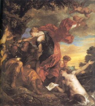 Rinaldo and Armida Artwork by Anthony van Dyck