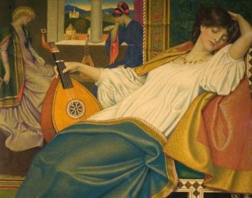 The Sleeping Beauty Artwork by Joseph Edward Southall