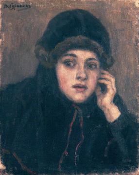 Head Of A Nun Artwork by Vasili Ivanovich Surikov