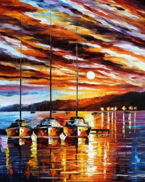 In expectation of wind Artwork by Leonid Afremov