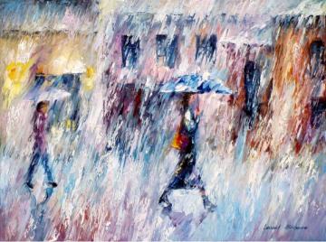 Rain of emotions Artwork by Leonid Afremov