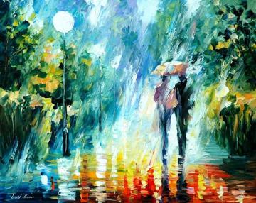 Summer rain Artwork by Leonid Afremov