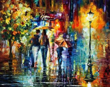 Sweet night Artwork by Leonid Afremov