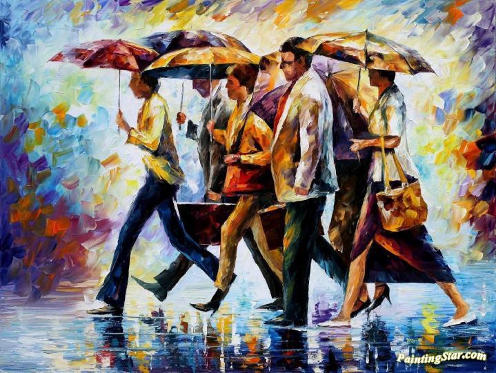 Today i forgot my umbrella Artwork by Leonid Afremov