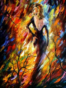 Ueen Of Fire Artwork by Leonid Afremov