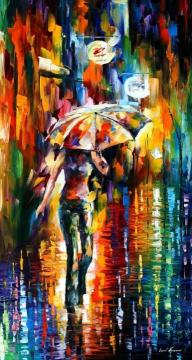 Umbrella Artwork by Leonid Afremov