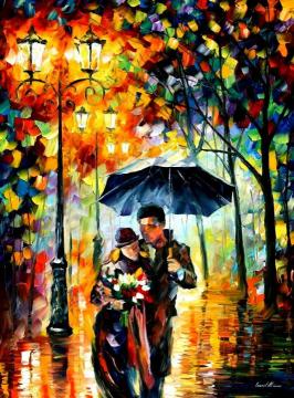 Warm night Artwork by Leonid Afremov