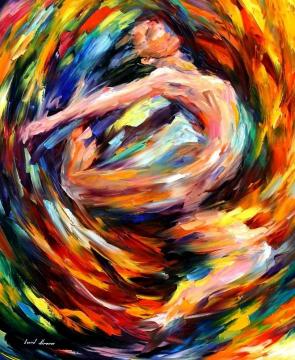 Whirlwind Of Feelings Artwork by Leonid Afremov