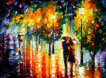 Wo Couples Artwork by Leonid Afremov