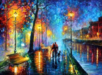 Melody Of The Night Artwork by Leonid Afremov