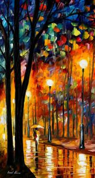 Misty Glow Artwork by Leonid Afremov