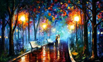 Misty mood Artwork by Leonid Afremov
