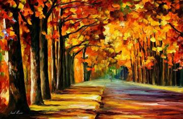 Oak alley Artwork by Leonid Afremov