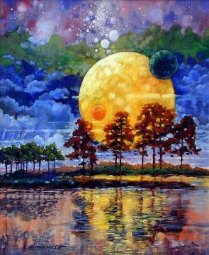Harvest Moons Artwork by John Lautermilch