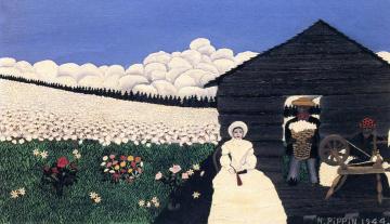 Cabin In The Cotton Iv Artwork by Horace Pippin