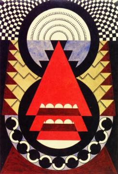 Symetrical Composition Artwork by Auguste Herbin