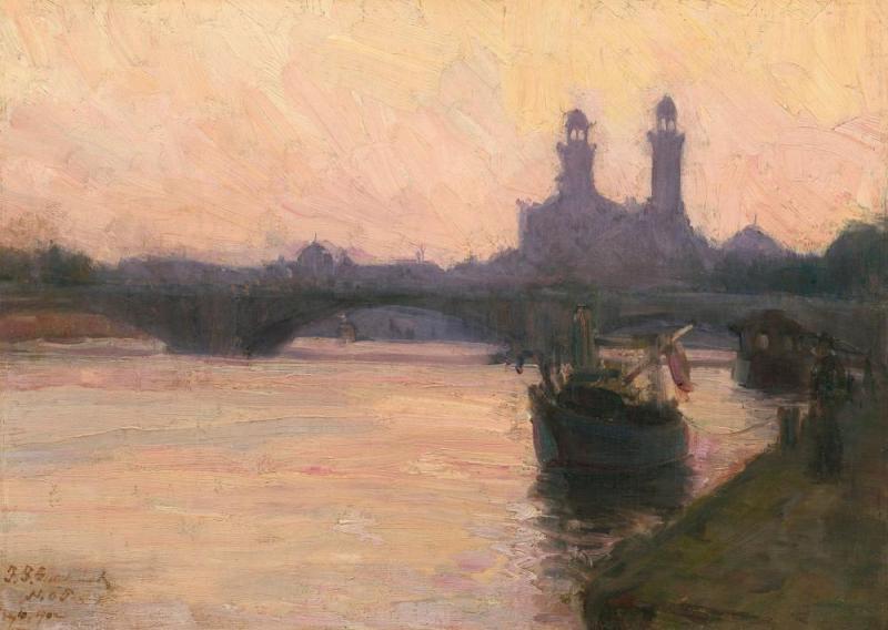 The Seine Artwork by Henry Ossawa Tanner