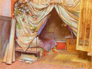 Inside The Artist's Studio In Paris Artwork by Stanislaw Wyspianski