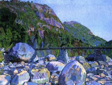 The Mountain Bridge, Norway Artwork by Harold Gilman