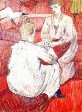 The Card Players Artwork by Henri de Toulouse-Lautrec