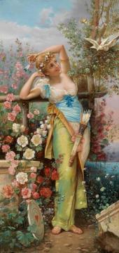 The Messenger Of Love Artwork by Hans Zatzka