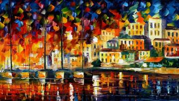 Mediterranean mood Artwork by Leonid Afremov