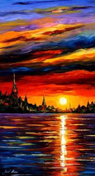 Morning Sky Artwork by Leonid Afremov