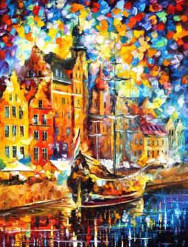 Old dock Artwork by Leonid Afremov