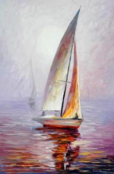 Pale Sail Artwork by Leonid Afremov