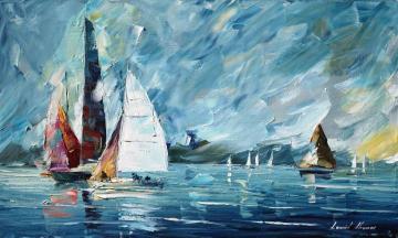 Regatta Artwork by Leonid Afremov