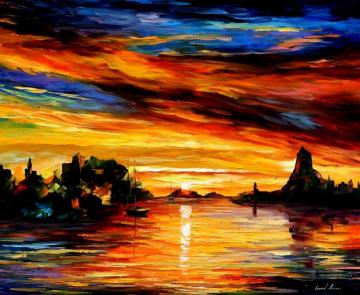 Sicily, Catania Artwork by Leonid Afremov
