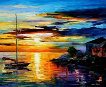 Sicily - messina Artwork by Leonid Afremov