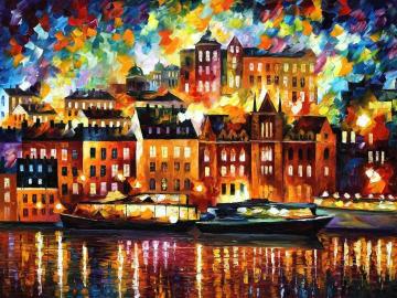 Stockholm Artwork by Leonid Afremov