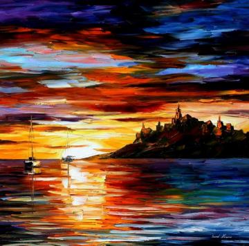 The Coast Of Normandy Artwork by Leonid Afremov