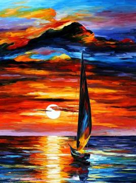 Towards The Sun Artwork by Leonid Afremov