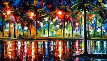Tropical Fiesta Artwork by Leonid Afremov