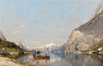 Spring In Sognefjorden Artwork by Anton Rasmussen
