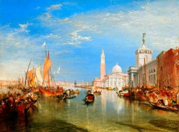 Venice: The Dogana and San Giorgio Maggiore Artwork by Joseph Mallord William Turner