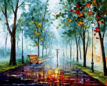 Rainy Afternoon Artwork by Leonid Afremov