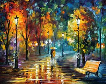 Soul Of The Rain Artwork by Leonid Afremov