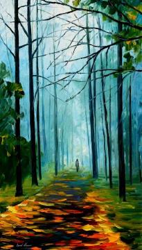 Summer Forest Artwork by Leonid Afremov