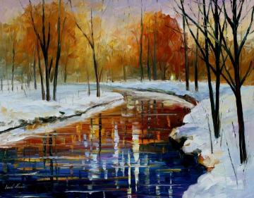 The Energy Of Winter Artwork by Leonid Afremov
